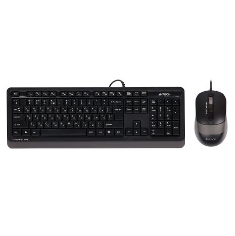 Комплект периферии A4Tech Fstyler F1010 Black/Grey (клавиатура и мышь)