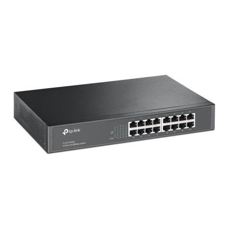 Неуправляемый коммутатор TP-LINK TL-SF1016DS 16xFE 13" 1U