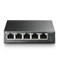 Неуправляемый коммутатор TP-LINK TL-SG1005P 5xGE/4xPoE 56W Неуправляемый коммутатор TP-LINK TL-SG1005P 5xGE/4xPoE 56W