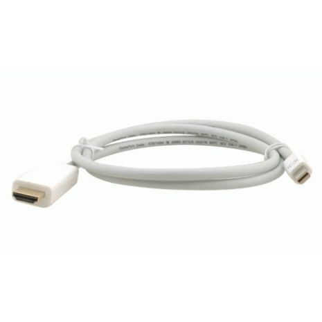 Мультимедийный кабель mini DP to HDMI 1.8m white