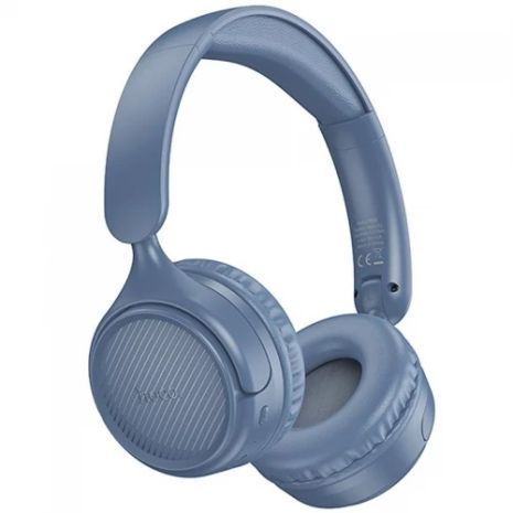Бездротові навушники HOCO Wave BT headphones W66, IPX4, BT5.4, AUX, 300mAh, 32h, blue