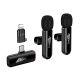 Микрофон HOCO Type-C/Lightning Fair wireless microphone L20A |2.4G, 5-15m, 3-4h| black
