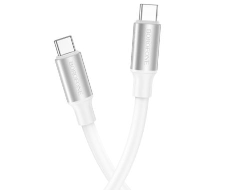 Кабель Borofone BX82 Type-C to Type-C PD 60W 1m белый