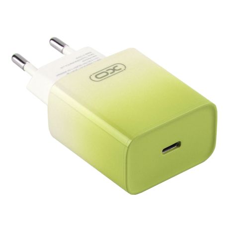 Сетевое Зарядное Устройство XO CE18 1Type-C PD/QC 30W Желтый