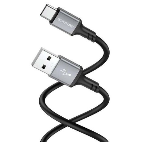 Кабель USB Borofone BX83, USB to Type-C, 3A, 1m, чорний