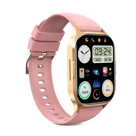 Смарт годинник XO J10, AMOLED, IP67, BT5.3, 260mAh, Рожеве Золото