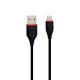Кабель Borofone BX17 USB to Lightning 2.4A 1m черный