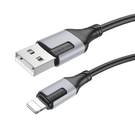 USB Кабель Borofone BX101 Creator Lightning 2.4A Черный