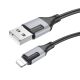 USB Кабель Borofone BX101 Creator Lightning 2.4A Черный