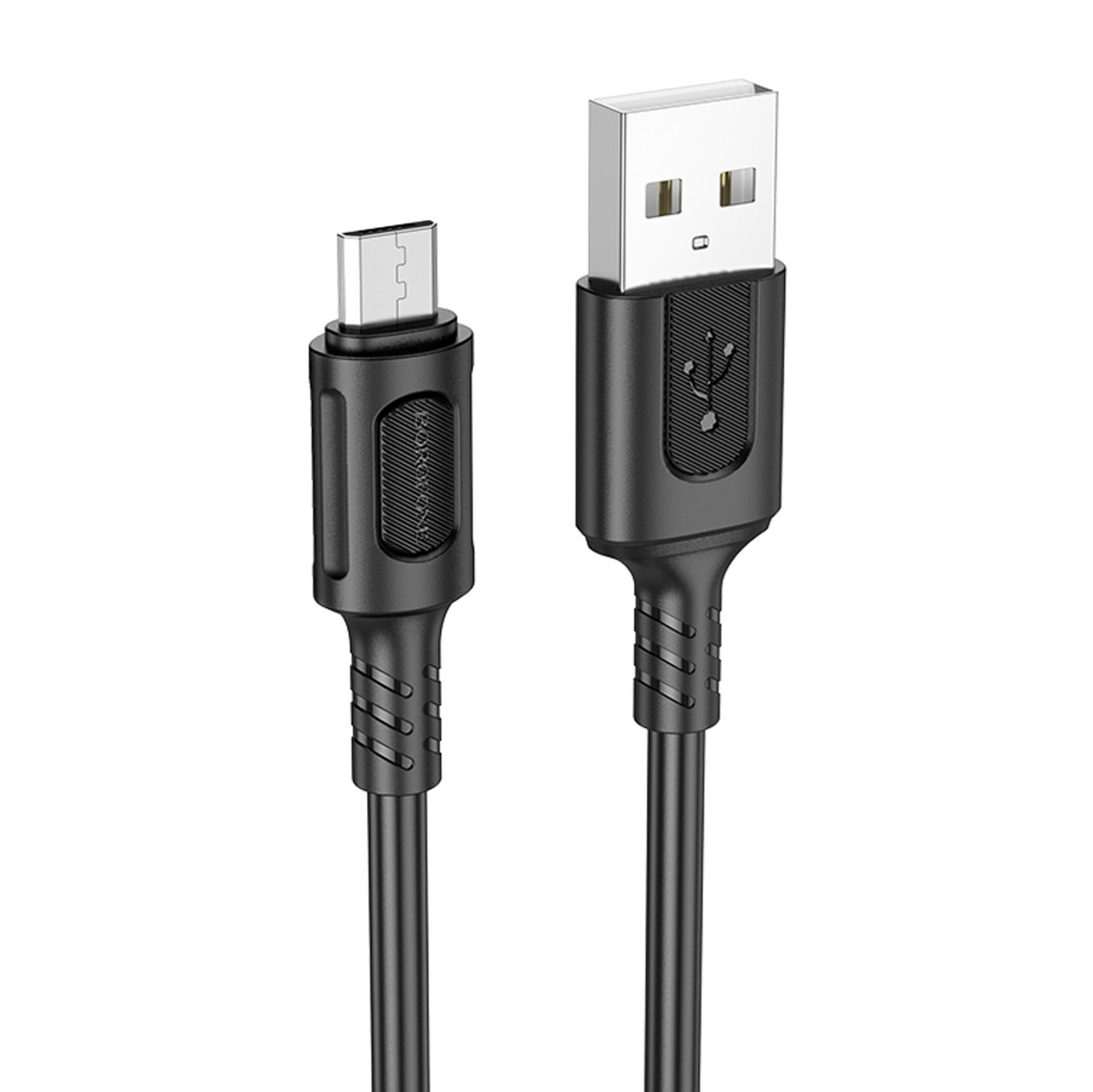 USB кабель Borofone BX111 Micro 2.4A Черный USB кабель Borofone BX111 Micro 2.4A Черный