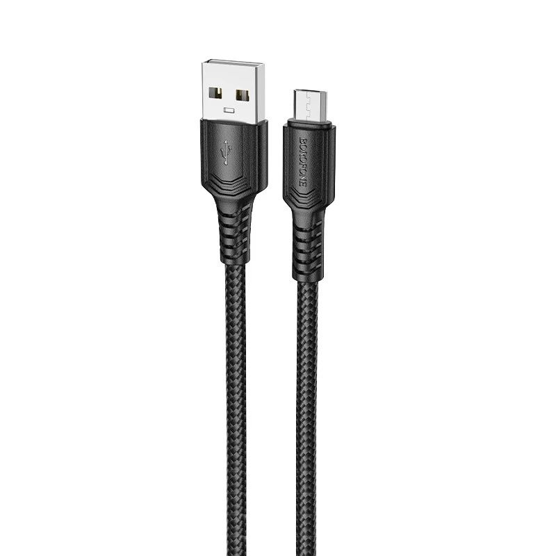 USB Borofone BX116 Micro 2.4A чорний USB Borofone BX116 Micro 2.4A чорний