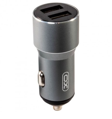 Авто Зарядное Устройство XO-CC30 Dual USB Серый