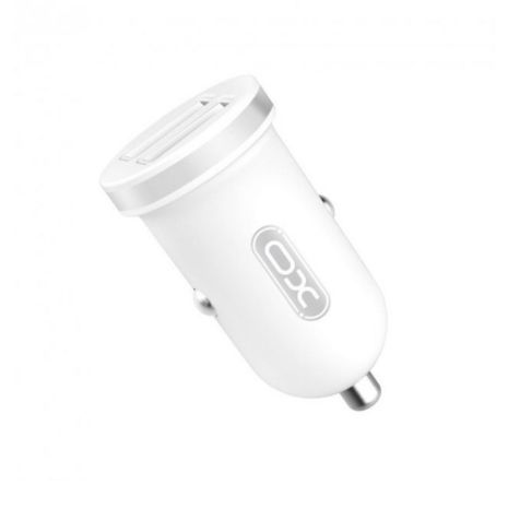 Авто Зарядное Устройство XO-CC18 Dual USB Белый
