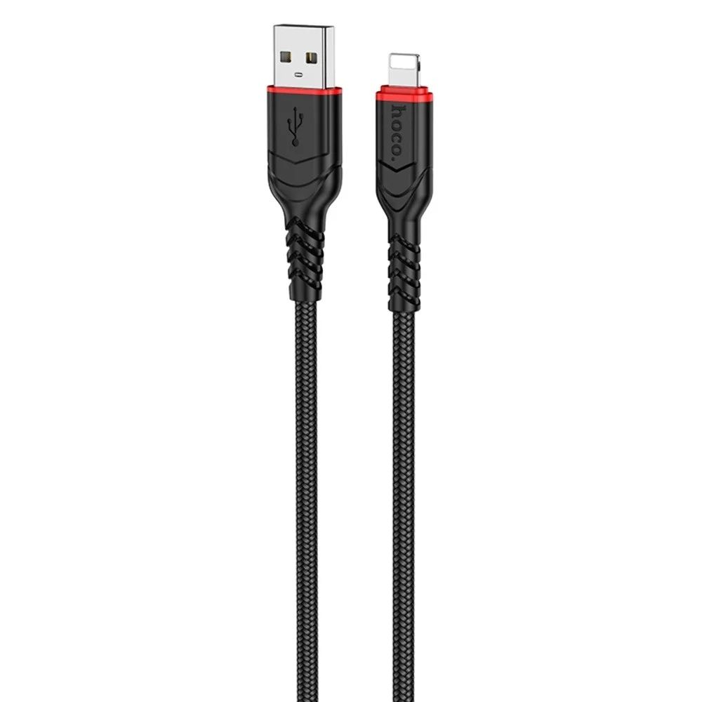 Hoco X59 Кабель USB-Lightning 1м, чёрный Hoco X59 Кабель USB-Lightning 1м, чёрный