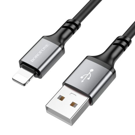 Кабель Borofone BX83 USB to Lightning 1м черного цвета