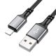 Кабель Borofone BX83 USB to Lightning 1м черного цвета