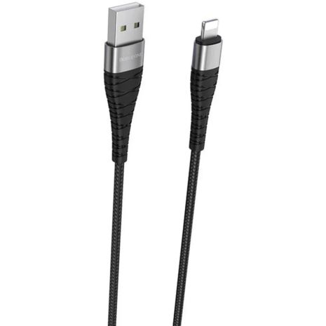 Чёрный кабель Borofone BX32 USB to Lightning 1m