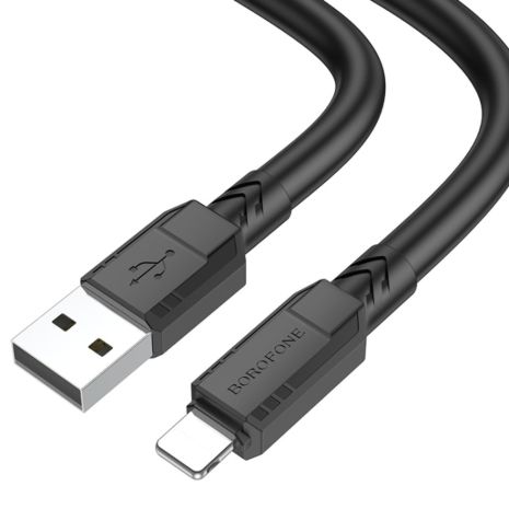 Кабель Borofone BX81 USB to Lightning 1м чорний
