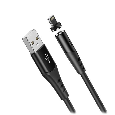 USB кабель HOCO X60 USB - Lightning (1M) чорний
