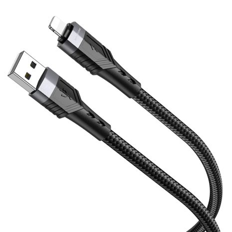 Кабель Borofone BU35 USB to Lightning 1.2м чорний