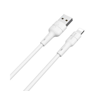 USB to Lightning Кабель Borofone BX30 1м білий
