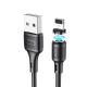 Магнитный USB кабель HOCO X52 - Lightning (1М) черный