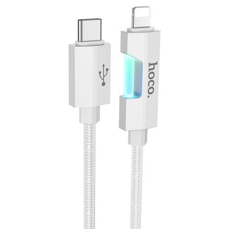 Кабель Hoco U123 Type-C to Lightning 27W 1m серый