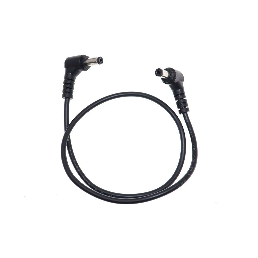 DC кабель питания с угловыми коннекторами 5.5x2.1 (М-м) 1м для различной техники DC кабель питания с угловыми коннекторами 5.5x2.1 (М-м) 1м для различной техники