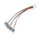 IDE Molex 4Pin Male to SATAx3 Female Splitter Cable для ПК