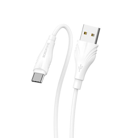 Кабель Borofone BX18 USB to Type-C 1m белый