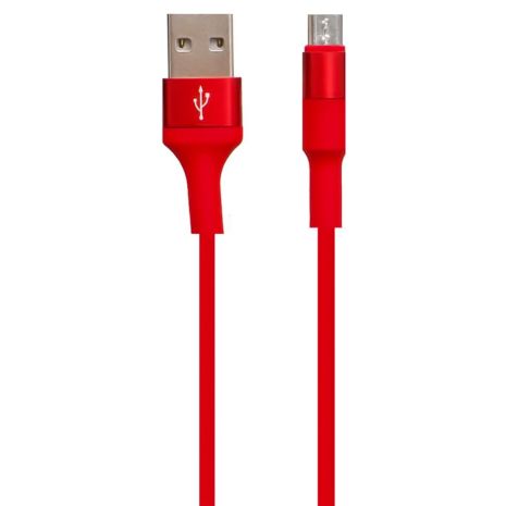 Зарядный USB кабель Hoco X26 Xpress Micro Красный