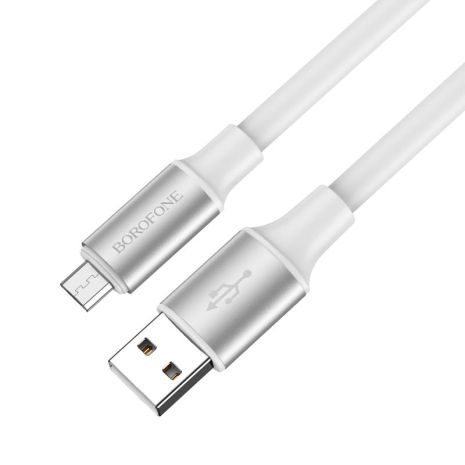 USB-кабель Borofone BX82 к MicroUSB 1м белый