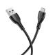 Кабель Borofone BX51 USB to MicroUSB 1m чорний