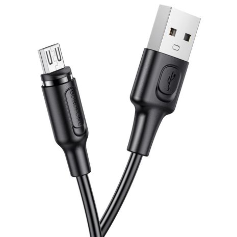 Кабель Borofone BX41 USB to MicroUSB 1m магнитный черный