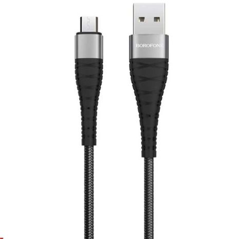Кабель Borofone BX32 USB to MicroUSB 1m черный