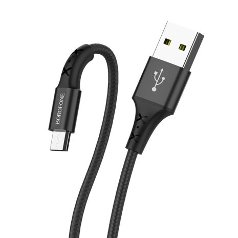 Кабель Borofone BX20 USB to MicroUSB 1m черный