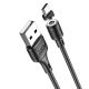 Магнитный кабель Hoco X52 USB to MicroUSB 1m черный