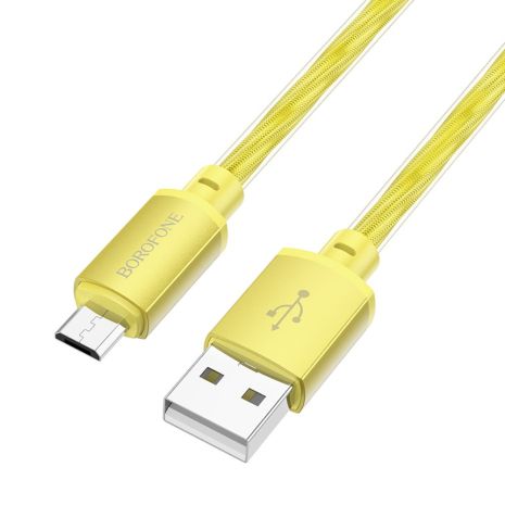 Кабель Borofone BX95 USB to MicroUSB 1m золотистый