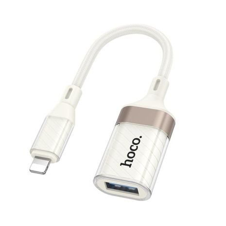 Адаптер Hoco UA39 Lightning на USB 2.0 абрикосовый Адаптер Hoco UA39 Lightning на USB 2.0 абрикосовый