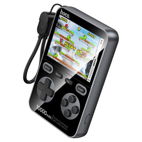 УМБ Hoco Q47 Shine PD20W power bank с игровой консолью 10 000mAh металлический серый