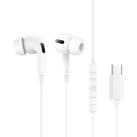 Наушники Baseus Encok CZ18 Type-C Wired Earphones White A00170100213-Z1