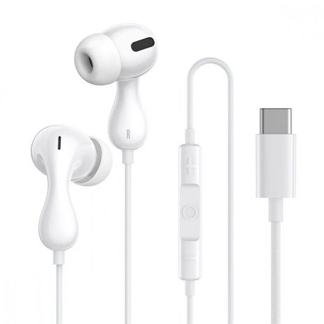 Наушники Baseus Encok CZ20 Type-C Wired Earphones White A00171400213-00