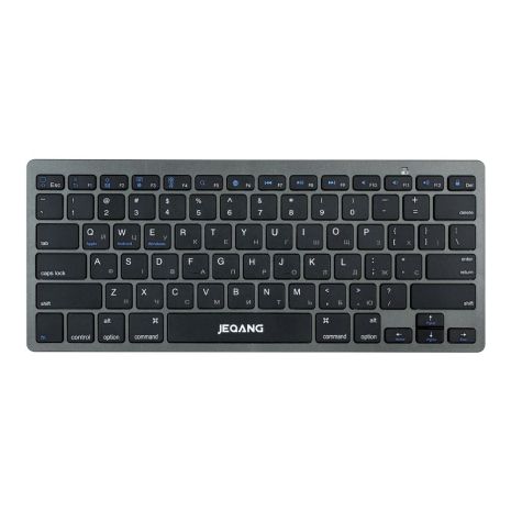 Беспроводная клавиатура JEQANG JB-320 bluetooth, Серый