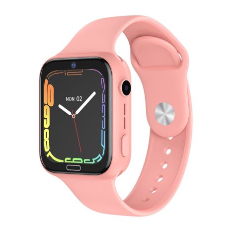 XO H140 детские смарт-часы с 4G GPS, розовый