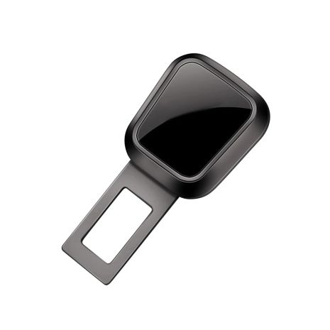 Заглушка-удлинитель автомобильного ремня безопасности Цинковый сплав Зеркальное покрытие METAL GRAY