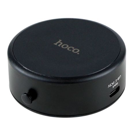 Автодержатель Hoco DCA47 Magnetic/Vacuum Electric Черный