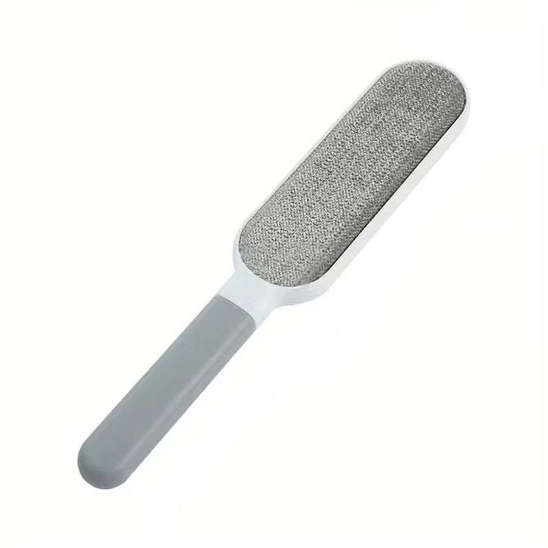 Щетка для чистки шерсти и текстильных поверхностей двухсторонняя многоразовая Grey-White Щетка для чистки шерсти и текстильных поверхностей двухсторонняя многоразовая Grey-White