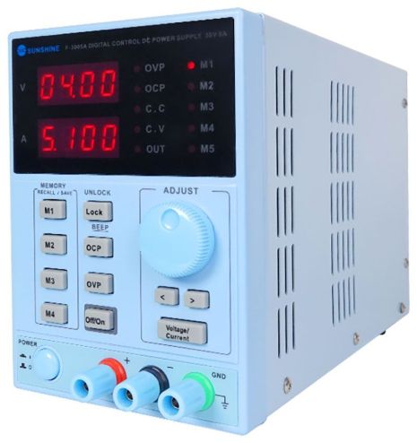 Блок живлення Sunshine P-3005A трансформаторний / 5 каналів пам'яті / 5A / 30V