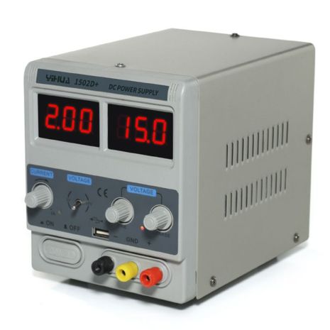 Блок питания YIHUA 1502D+ / трансформаторный / 15V / 2A / + USB Блок питания YIHUA 1502D+ / трансформаторный / 15V / 2A / + USB