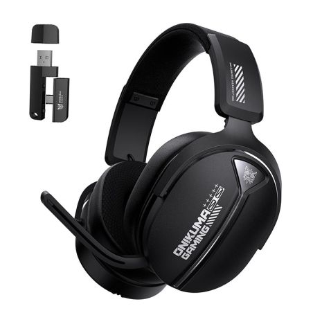 Наушники Onikuma Tri Mode headphones GT887 |BT5.4/2.4G/Type-C, 20/60H| black